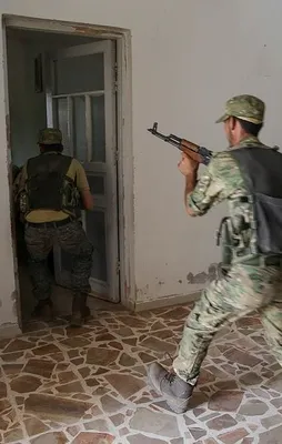 Cerablus'ta evlerde tek tek arama yapılıyor