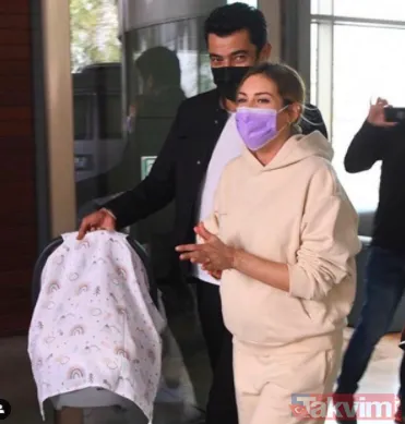Demet Evgar anne oldu! Demet Evgar ve eşi Levent Babadağ ilk bebekleri Mavi'yi kucaklarına aldı işte sağlık durumları - 11