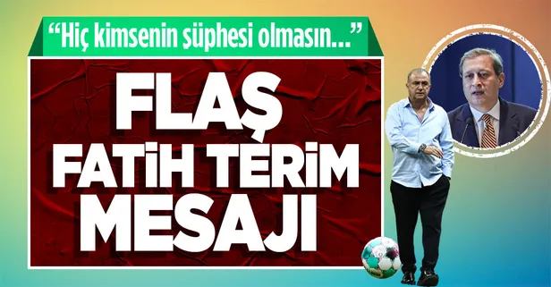 Son dakika: Galatasaray Başkanı Burak Elmas'tan Fatih Terim mesajı: Verdiğimiz sözleri yerine getireceğiz