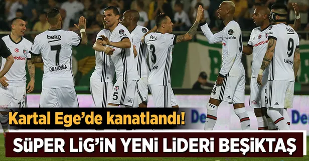 Beşiktaş Akhisarspor'u 3-0 mağlup etti