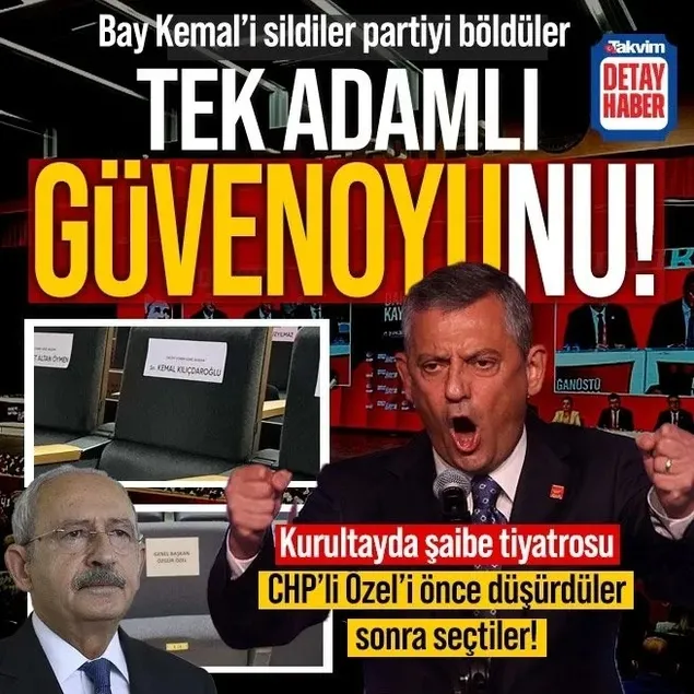 CHP’nin 21. Olağanüstü Kurultayı’nda güvenoyu oyunu!