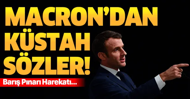 macron dan kustah sozler baris pinari
