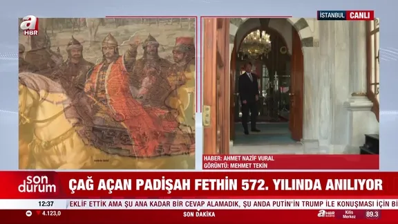 Fatih Sultan Mehmet kabri başında anıldı