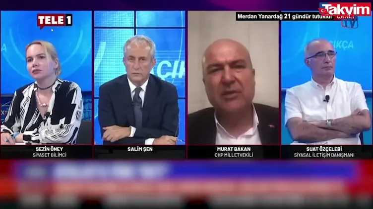 CHP'li Murat Bakan fondaş TELE 1'de itiraf etti! "Ağır bir yenilgi aldık, hala onun depresyonundayız"