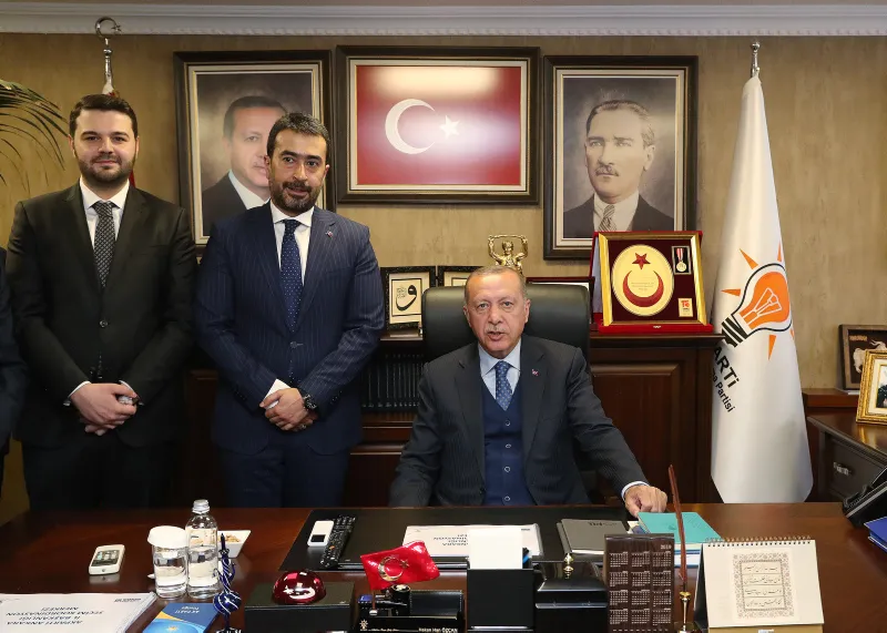 Başkan Erdoğan AK Parti Ankara İl Başkanlığı'nı ziyaret etti - 6