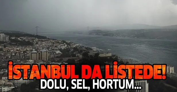 Meteorolojiden sağanak uyarısı