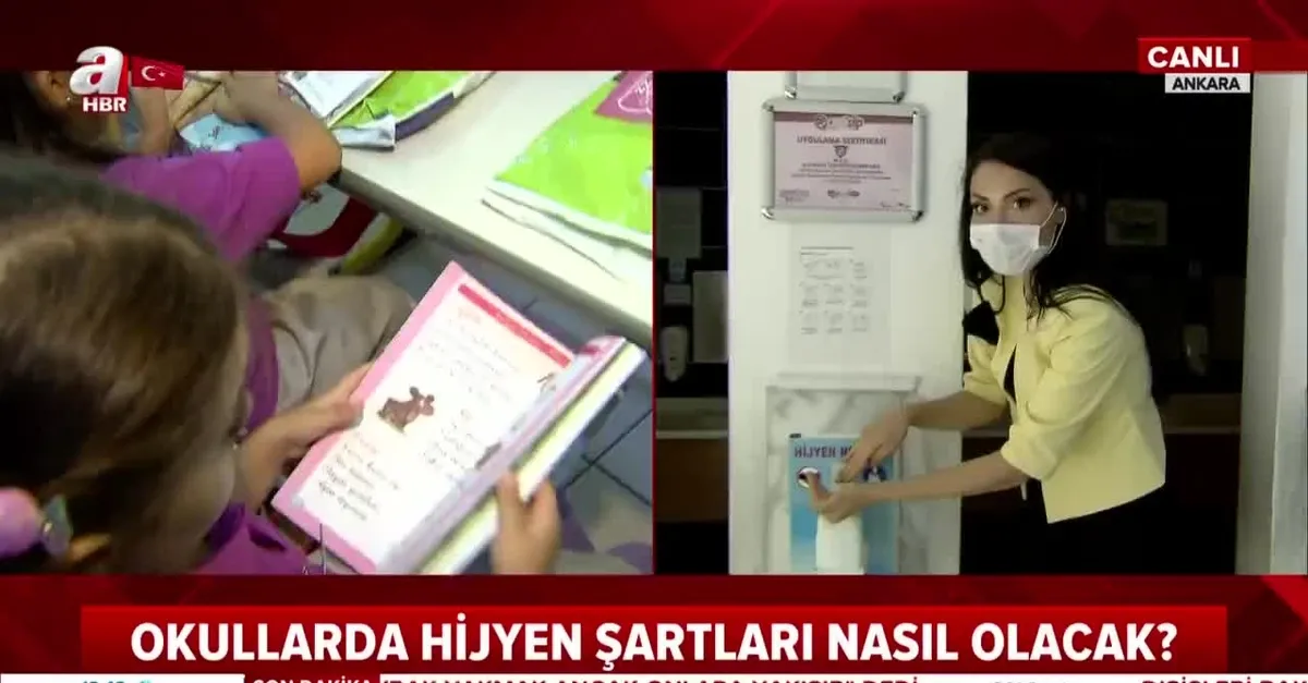Yeni normalde okullar nasıl eğitim verecek? A Haber okullarda alınan Kovid-19 önlemlerini görüntüledi