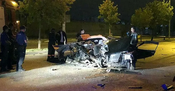 Ankara'da 'Drift' kovalamacası: 2 ölü, 1 yaralı