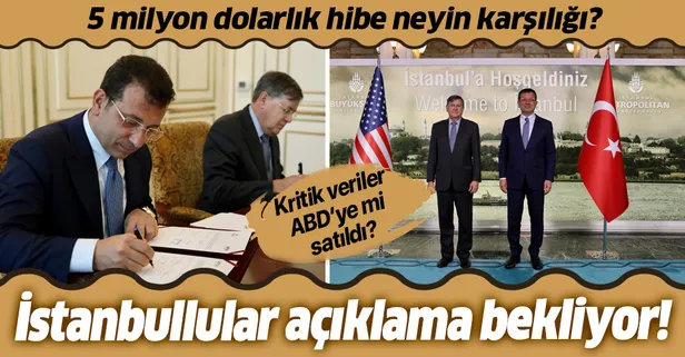 ABD'li yazılım şirketinin CHP'li İBB'ye verdiği 5 milyon dolarlık hibe neyin karşılığı?