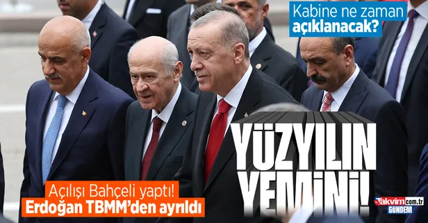 TBMM'de yeni dönem başladı! Milletvekilleri yemini tamamlandı