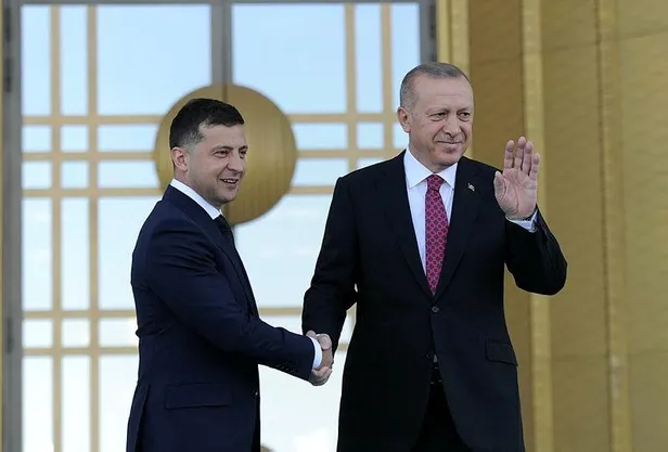 Ukrayna Devlet Başkanı Zelenskiy Ankara'da | Başkan Erdoğan resmi törenle karşıladı-3