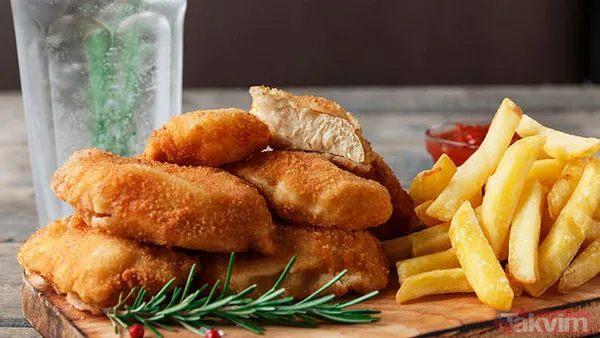 Tavuk Nugget Zararlı İçerik: Digliserid, Red #40 (Gıda Boyası), Karajenan Gıda Boyasının Özellikle Çocuklarda Öğrenme Yetilerine Olumsuz Etkisi Olduğu Ve...