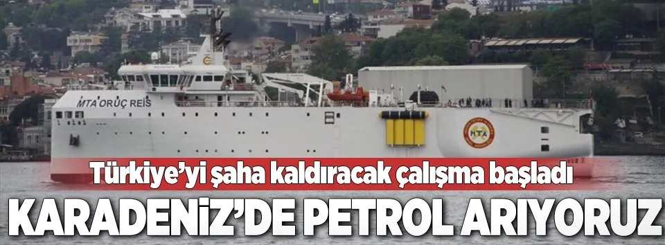 MTA Oruç Reis hizmete girdi