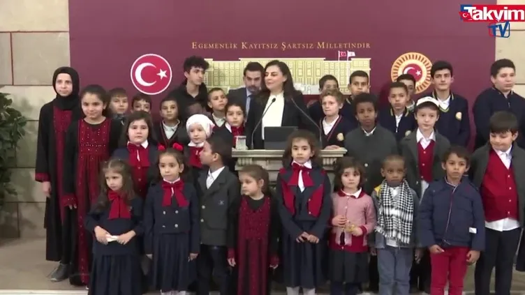 AK Parti İstanbul Milletvekili Tuba Durgut Gazze için ses yükseltti