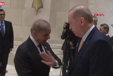 Başkan Erdoğan Şahbaz Şerif'i kabul etti!