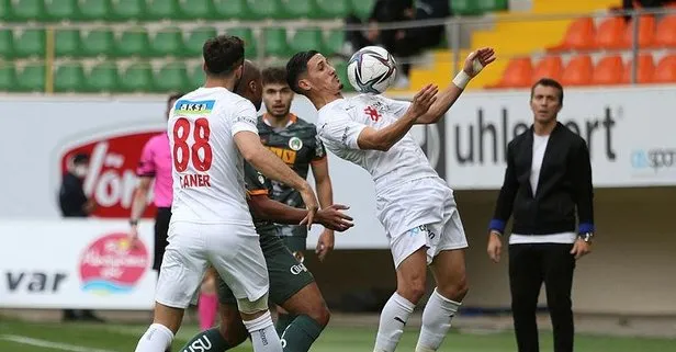 Sivasspor tek attı 3 aldı!  Aytemiz Alanyaspor 0-1 Demir Grup Sivasspor MAÇ SONUCU-ÖZET