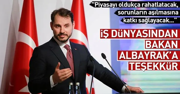 İş dünyasından Bakan Albayrak'a teşekkür