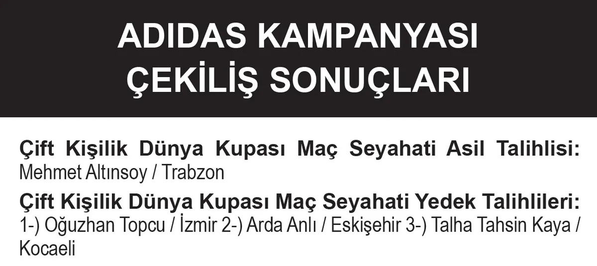 adidas-kampanyasi-cekilis-sonuclari-aciklandi-1-talihliye-dunya-kupasi-mac-seyahati-1777493440781.jpeg Adidas Kampanyası çekiliş sonuçları açıklandı: 1 talihliye Dünya Kupası maç seyahati-2