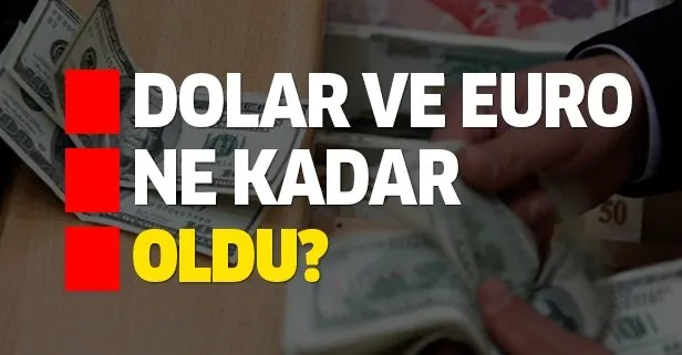 Dolar ve euro kaç TL oldu?
