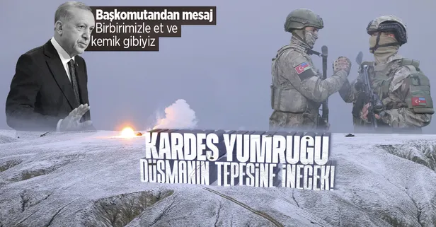 Azerbaycan'da 'Kardeş Yumruğu' tatbikatı! Başkan Erdoğan: Dostlarınıza güç, düşmanlarınıza korku verdiniz
