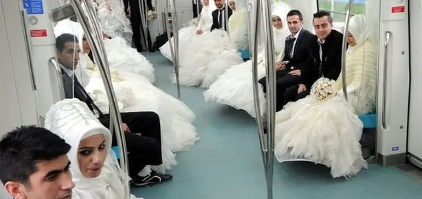 Marmaray’dan 48 gelin damat geçti