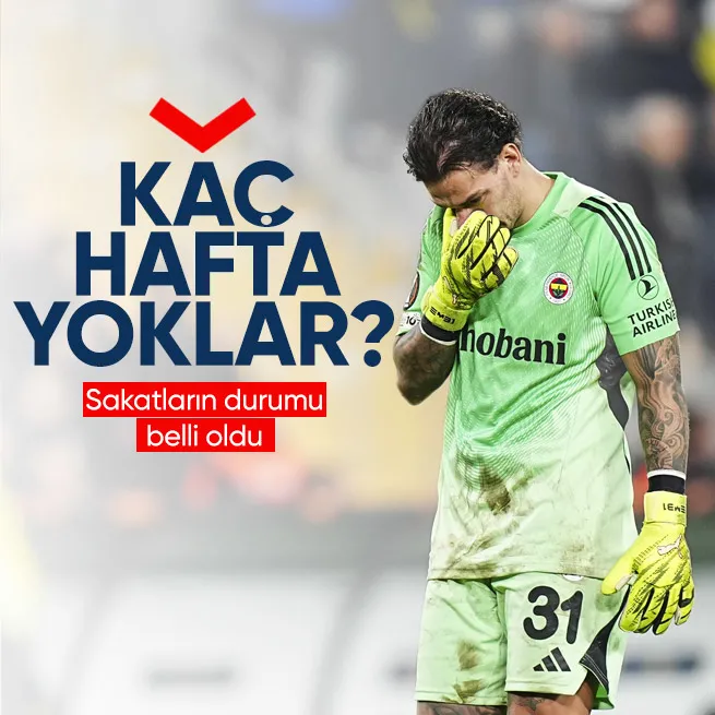 Fenerbahçe’de sakatların durumu belli oldu