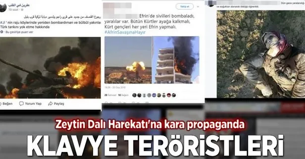Zeytin Dalı Harekatına kara propaganda