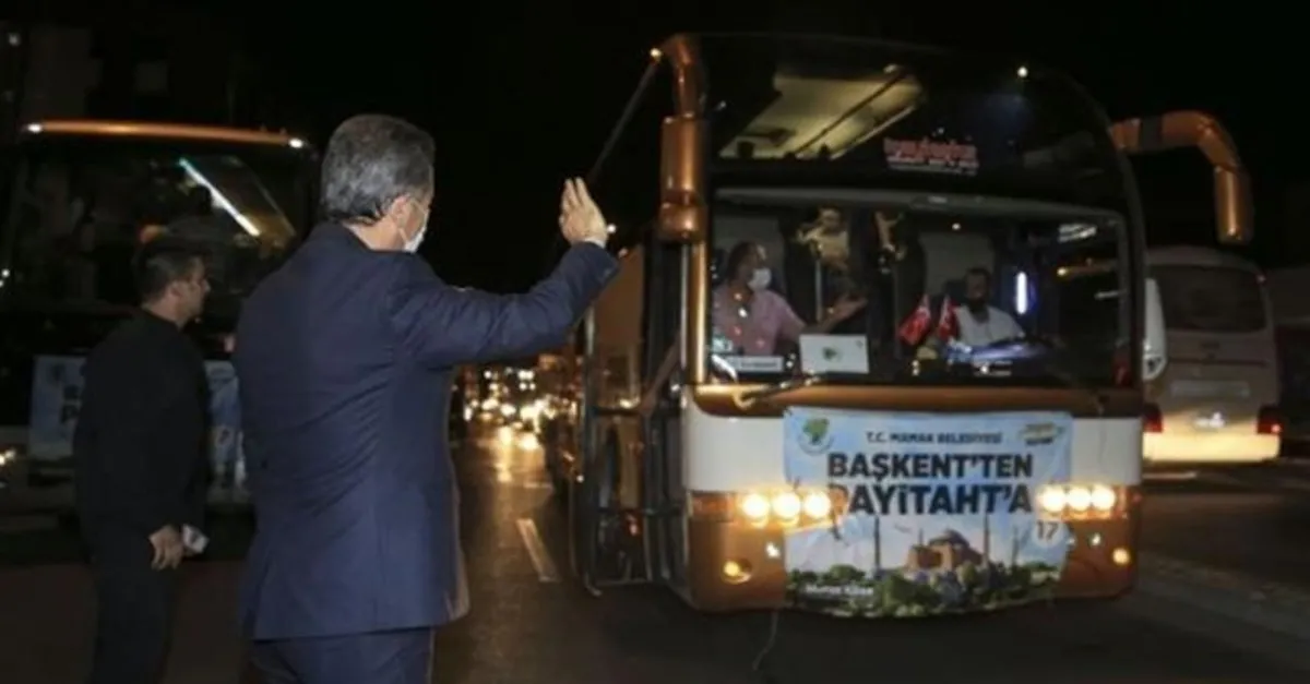 Son Dakika Ankara Dan Ayasofya Ya 1453 Kisilik Konvoy Takvim