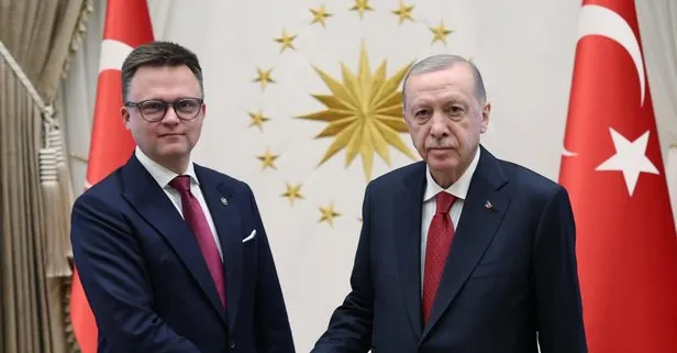 Başkan Erdoğan Polonya Meclis Başkanı Holownia’yı kabul etti