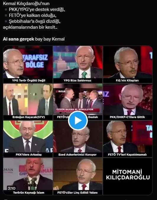 HDPKK ile kirli işbirliğini gizlemeye çalışan CHP'li Kemal Kılıçdaroğlu'na sosyal medyadan tepki yağdı: Al sana gerçek-5
