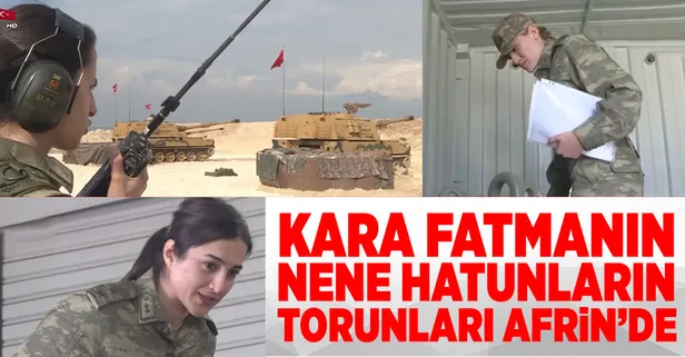 "Zeytin Dalı"nın kadın subayları