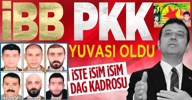 İBB, PKK yuvası oldu! CHP'li Ekrem İmamoğlu kovduğu işçilerin yerini dağdan kadrolarla doldurdu - Takvim