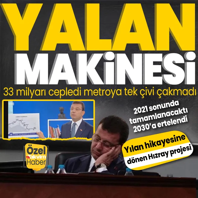 İstanbulluyu yıllarca yalanlarla kandırdı| CHPli Ekrem İmamoğlunun vaatleri yine yalan oldu! Yılan hikayesi dönen Hızray