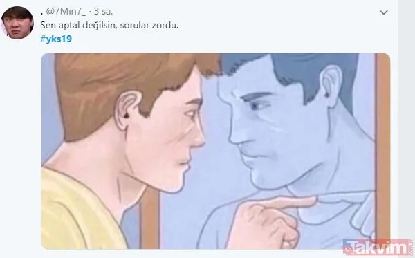 Twitter'da YKS çılgınlığı! TYT soruları öğrencileri isyan ettirdi, İşte birbirinden ilginç YKS paylaşımlar - 15