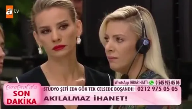 Esra Erol'un stüdyo şefi Eda Gök tek celsede boşandı!-1