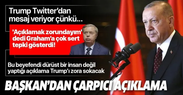 Başkan'dan çarpıcı Trump yorumu: Tweet atıyor çünkü...