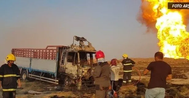 İran’da petrol borusu patladı: Elektrik ve gaz kesildi, birçok noktada yangın çıktı