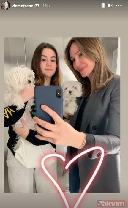Demet Şener kızı İrem'i paylaştı 15'ine basan İrem annesini gölgede bıraktı! Güzellik anneden boy pos babadan - 16