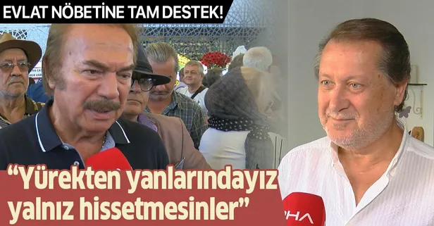 Orhan Gencebay, Hülya Koçyiğit ve Ahmet Özhan'dan Diyarbakır'da nöbet tutan annelere destek