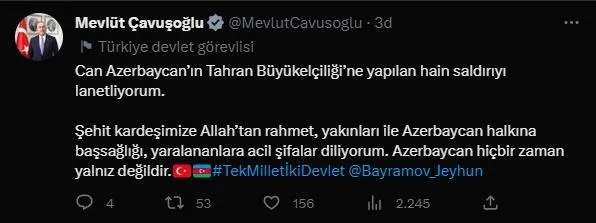 Azerbaycan'ın Tahran Büyükelçiliğine silahlı saldırı: Koruma müdürü şehit oldu! Görüntüler ortaya çıktı | Başkan Erdoğan'dan taziye-11