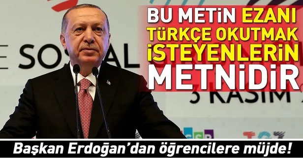 Başkan Erdoğan Türkiye Gençlik Zirvesi’nde konuştu