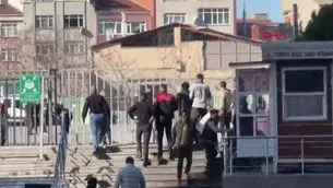 SON DAKİKA: Çağlayan Adliyesi önünde silahlı saldırı! Videolu