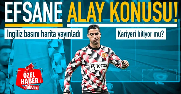 İngiliz basını Cristiano Ronaldo'yu dalga konusu yaptı!