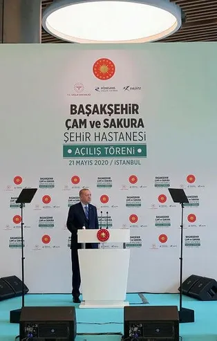 Başakşehir Çam ve Sakura Şehir Hastanesi Başkan Erdoğan ve Şinzo Abe'nin katılımıyla açıldı