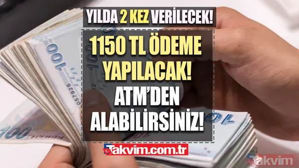 1150 TL ödeme yapılacak! PTT'ye faturanı göster ATM'den paranı al! T.C. kimlik no sonu 0-2-4-6-8 olanlara müjde: Yılda 2 kez... - 1
