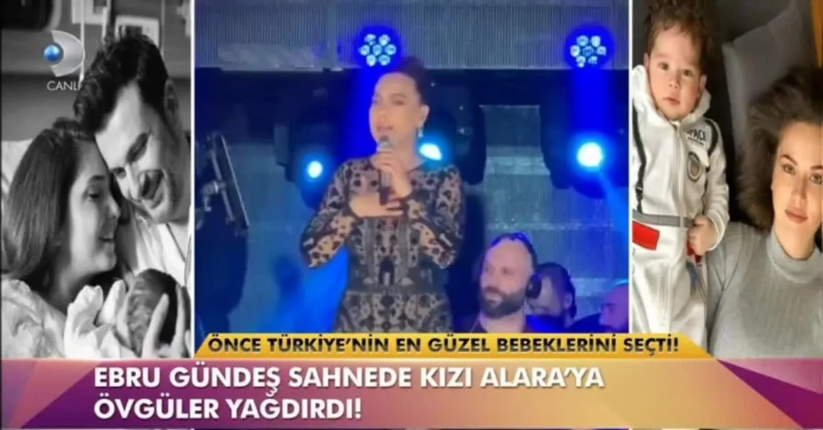 ebru gundes in gozlerden uzak tuttugu kizi gorenleri sasirtti ebru gundes in kizi alara annesinin kopyasi cikti videosunu izle takvim tv