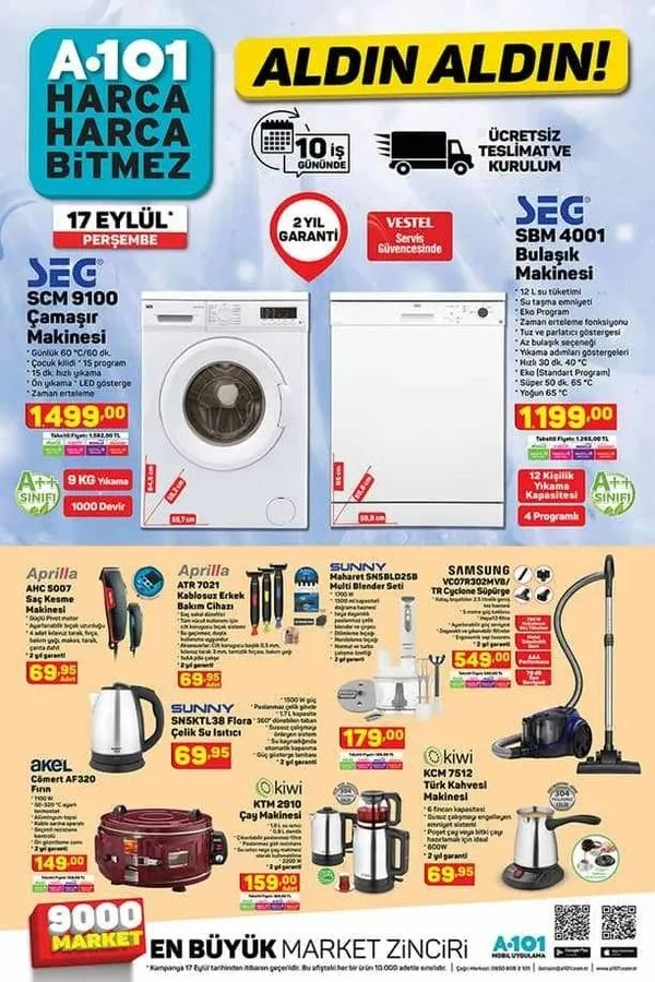 A101 17 Eylül 2020 aktüel ürün kataloğunda bu hafta neler var? A101 aktüel indirimli ürünler kataloğu!-9