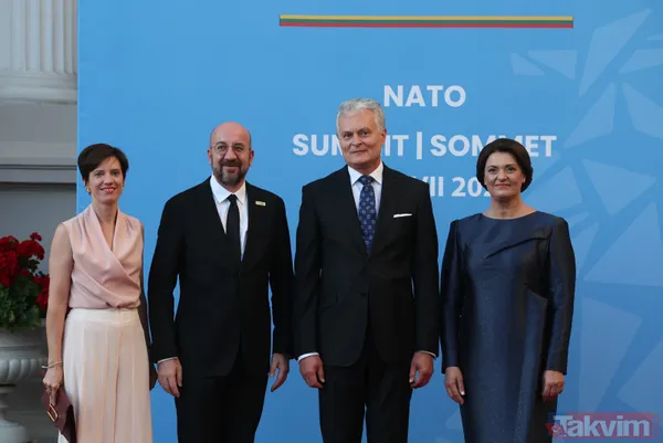 Başkan Erdoğan ve eşi Emine Erdoğan NATO Zirvesi kapsamında düzenlenen resmi akşam yemeğine katıldı - 27