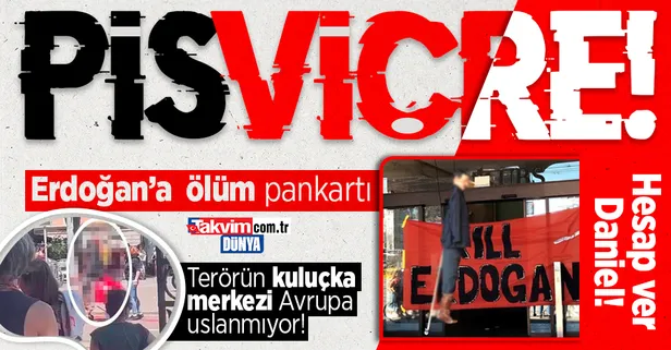 Terörün kuluçka merkezi Avrupa uslanmıyor! İsviçre'de kalleş provokasyon: Şanlı bayrağımız yakıldı "Erdoğan'ı öldürün" pankartları açıldı