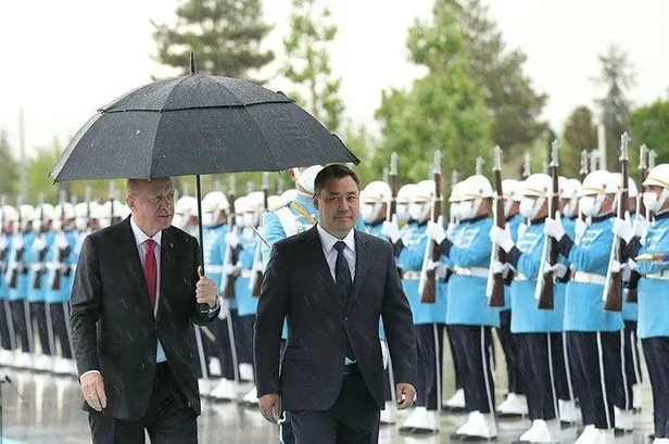 Başkan Recep Tayyip Erdoğan ve Caparov'dan Ankara'da önemli açıklamalar-6